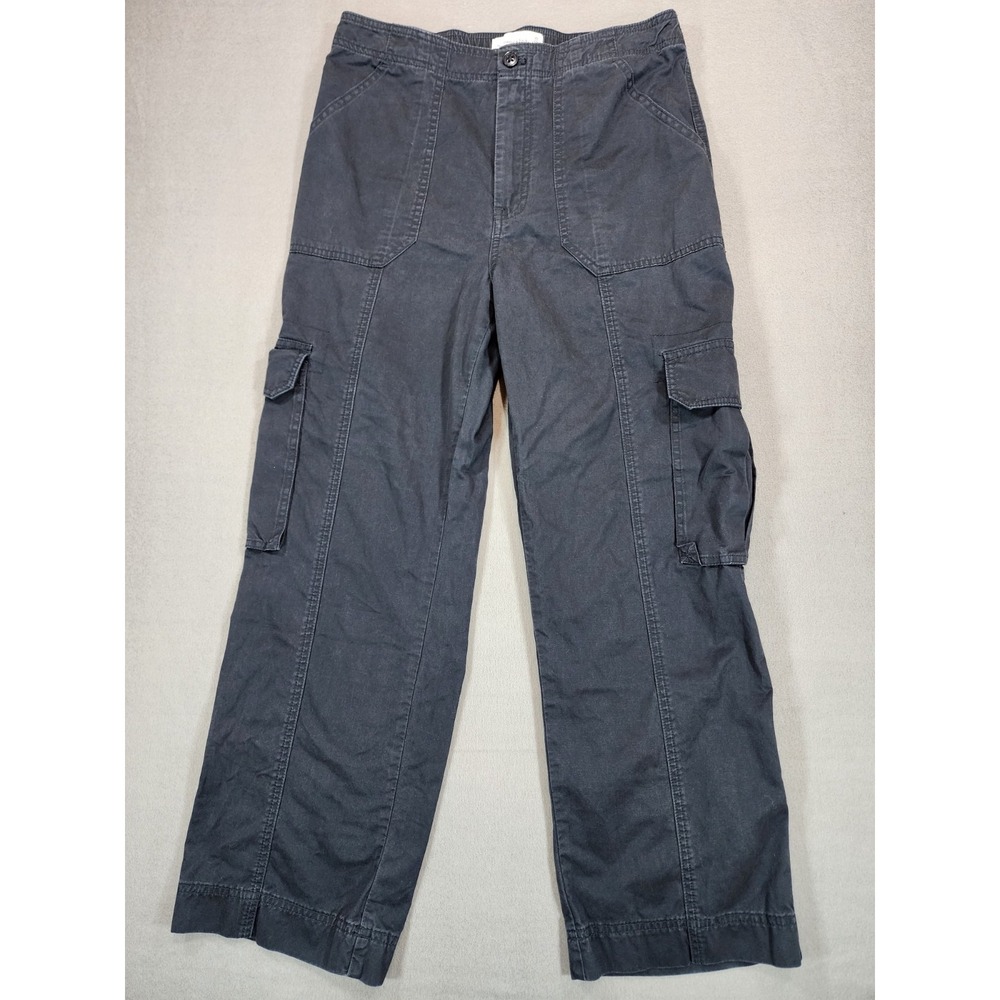 Abercrombie & Fitch Cargo Pants Women's 30 / 10 Short Faded Black High-Rise